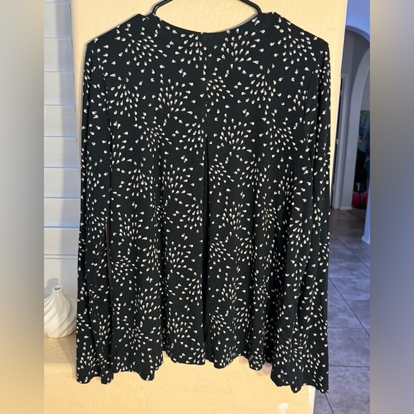 J Jill Wherever Collection‎ Black With White Cardigan Size Medium - Picture 2 of 9